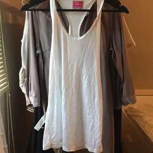 White free people tank